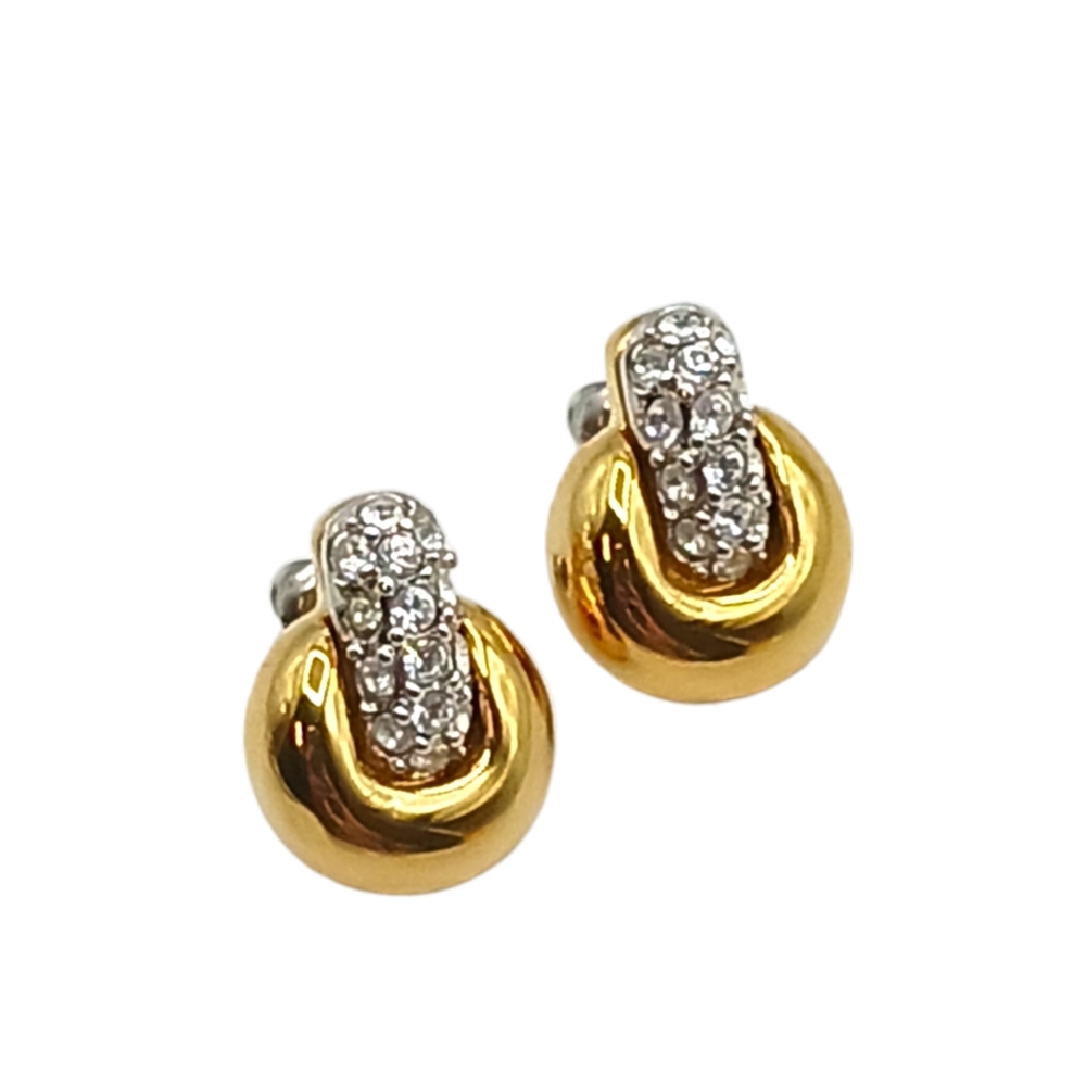 vintage Swarovski post earrings circa 1980's